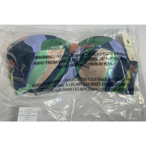 ArteSands NWT Lav Botticelli D- & DD-Cup Underwire Bikini Top in Multi MSRP 110 - Picture 6 of 6